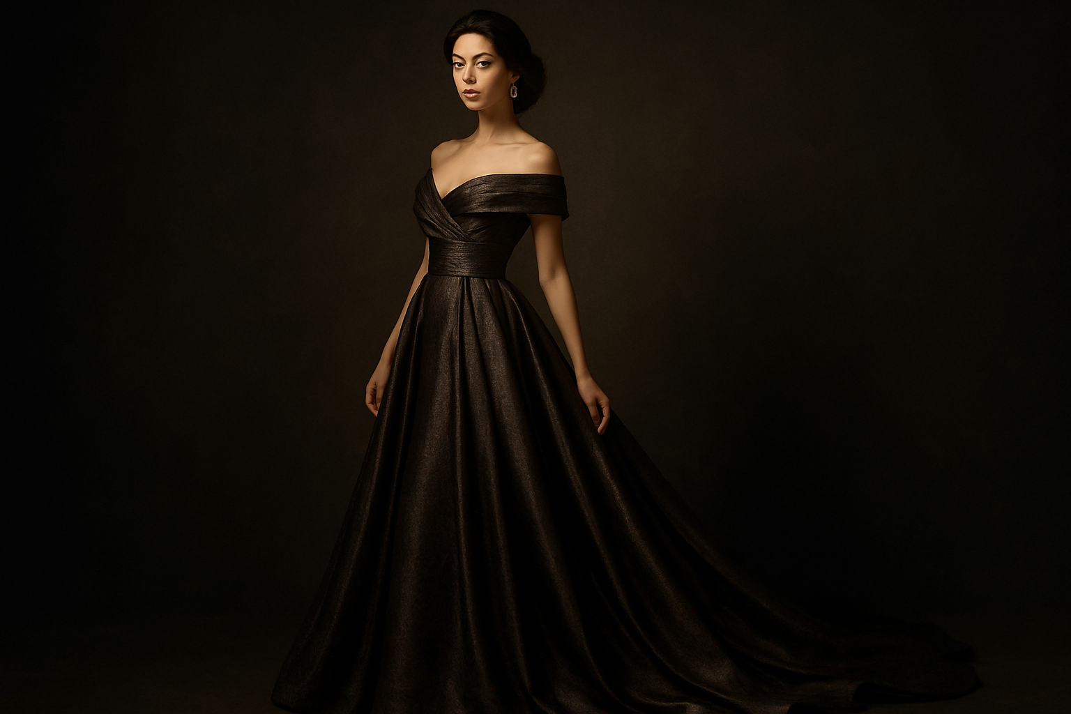 Luxe Evening Maxi Dress women portrait image